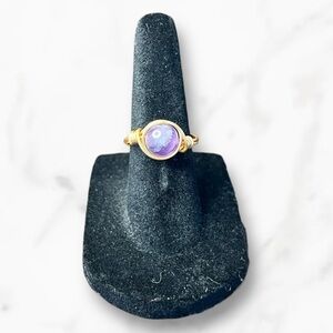 Wire Wrapped Amethyst Ring